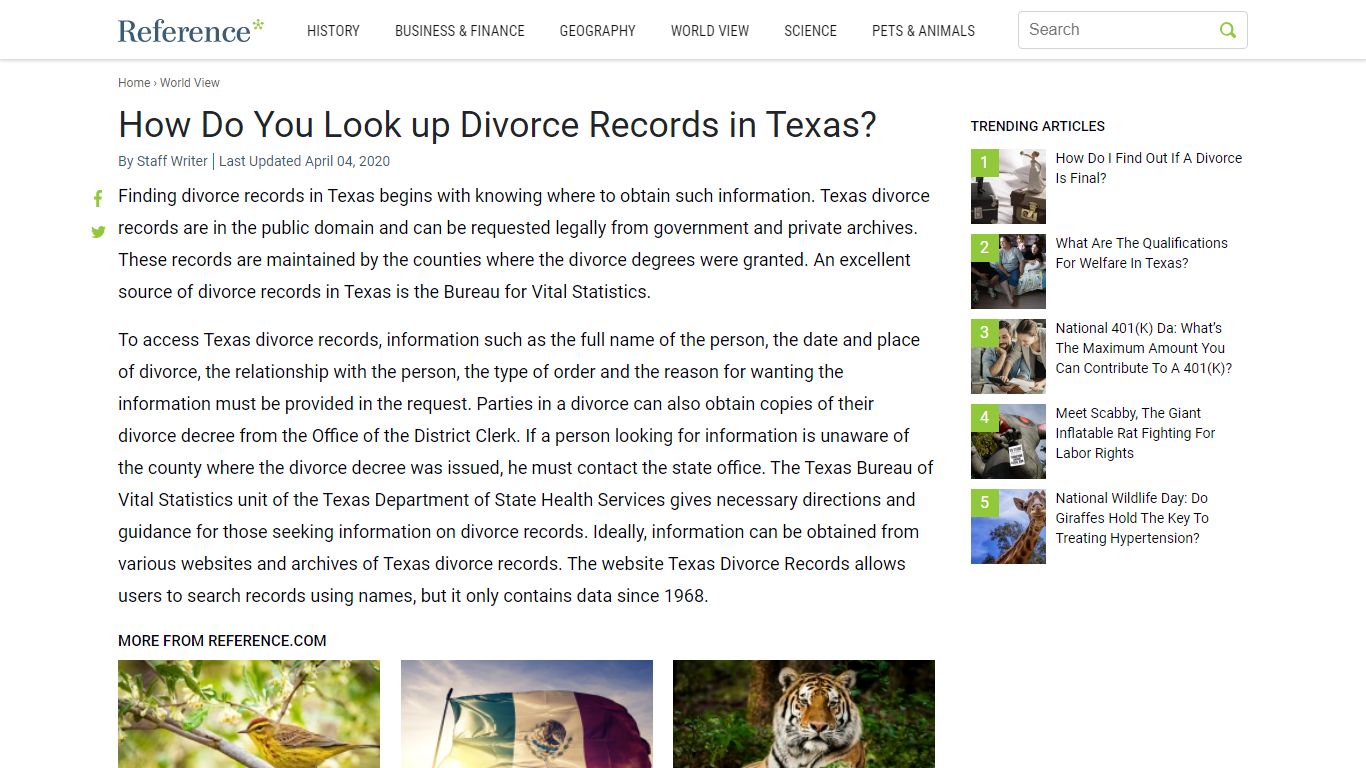 How Do You Look up Divorce Records in Texas? - Reference.com